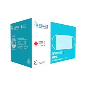 Procedure Mask ASTM Level 3 Violet Adult 50/Bx