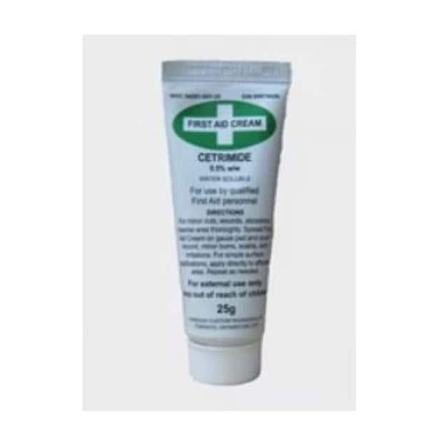 Cetrimide First Aid Topical Cream 0.5% Water soluble 25g Tube Ea, 144 EA/CA