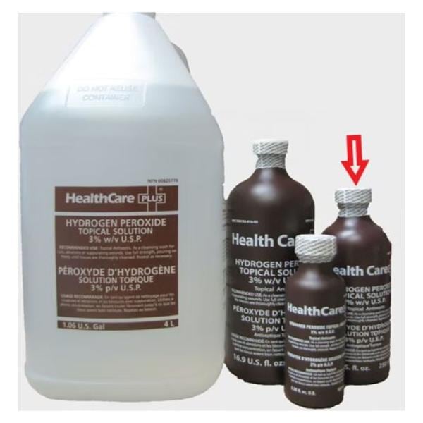 Hydrogen Peroxide 3% Bottle Ea