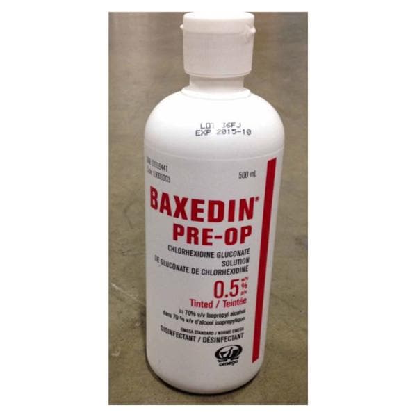 Baxedin Surgical Skin Prep 0.5% w/v CHG / 70% IPA 500, 20 EA/CA