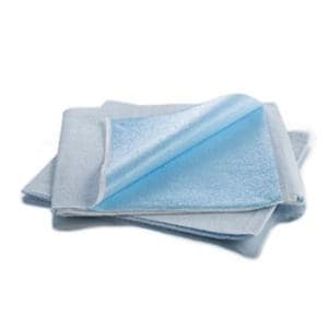 Exam Drape 40 in x 60 in Blue / White Disposable 100/Ca