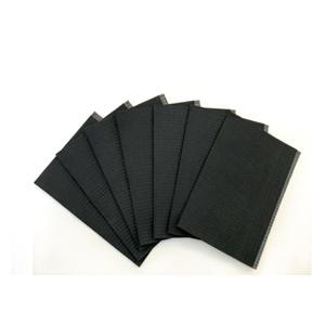 Black Cat Patient Bib 3 Ply Tiss/Poly/Tiss 13 in x 18 in Blk Disposable 500/Ca
