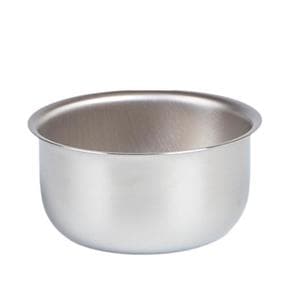 Basin Wash Round Stainless Steel Silver 3/8qt