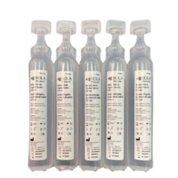 Saline Sodium Chloride 0.9% 15mL 25/Bx