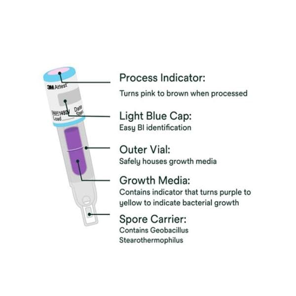 Indicator Biological Attest Super Rapid 20/Bg