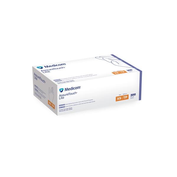 AssureTouch Nitrile Exam Gloves X-Small Violet Blue Non-Sterile 300/Bx