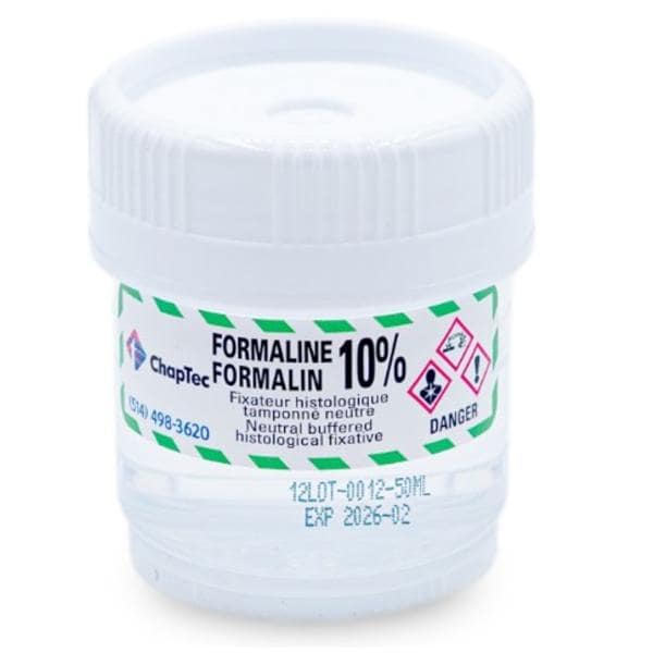 Formalin Buffered Formalin 10% Neutral Buffered Formalin 20uL 100/Ca