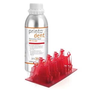 Cast 3D Resin Red 1kg Ea