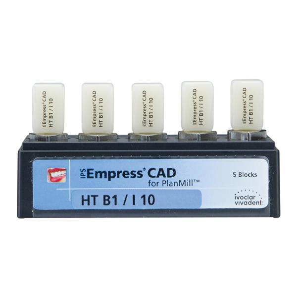 IPS Empress CAD HT Milling Blocks High Translucency I10 B1 For PlanMill 5/Bx
