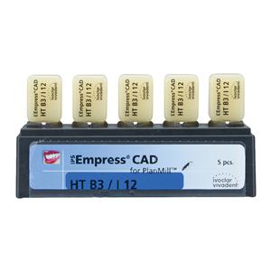 IPS Empress CAD HT Milling Blocks High Translucency I12 B3 For PlanMill 5/Bx