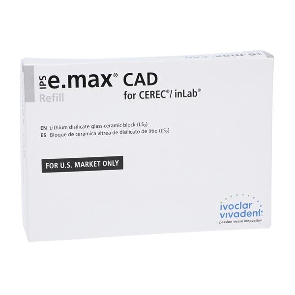 IPS e.max CAD HT Milling Blocks High Translucency C14 A1 For CEREC 5/Bx