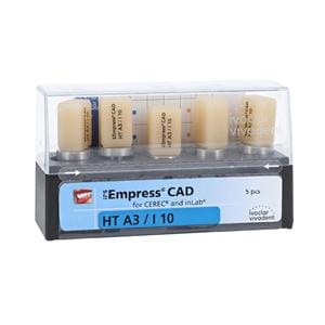 IPS Empress CAD HT Milling Blocks High Translucency I10 A3 For CEREC 5/Bx