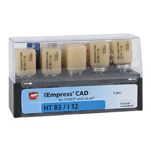 IPS Empress CAD HT Milling Blocks High Translucency I12 B3 For CEREC 5/Bx