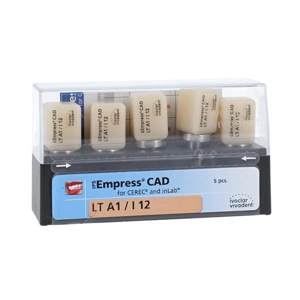 IPS Empress CAD LT Milling Blocks Low Translucency I12 A1 For CEREC 5/Bx