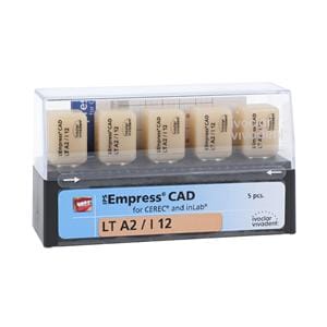 IPS Empress CAD LT Milling Blocks Low Translucency I12 A2 For CEREC 5/Bx