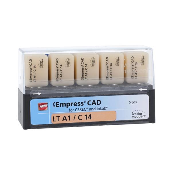 IPS Empress CAD LT Milling Blocks Low Translucency C14 A1 For CEREC 5/Bx