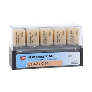 IPS Empress CAD LT Milling Blocks Low Translucency C14 A2 For CEREC 5/Bx