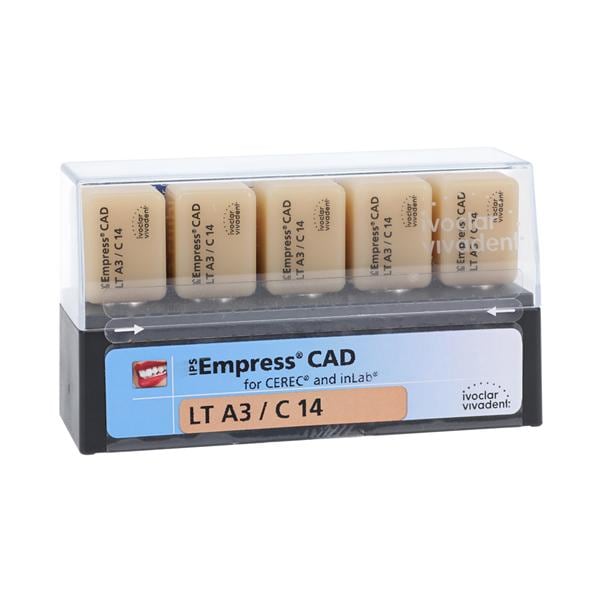 IPS Empress CAD LT Milling Blocks Low Translucency C14 A3 For CEREC 5/Bx