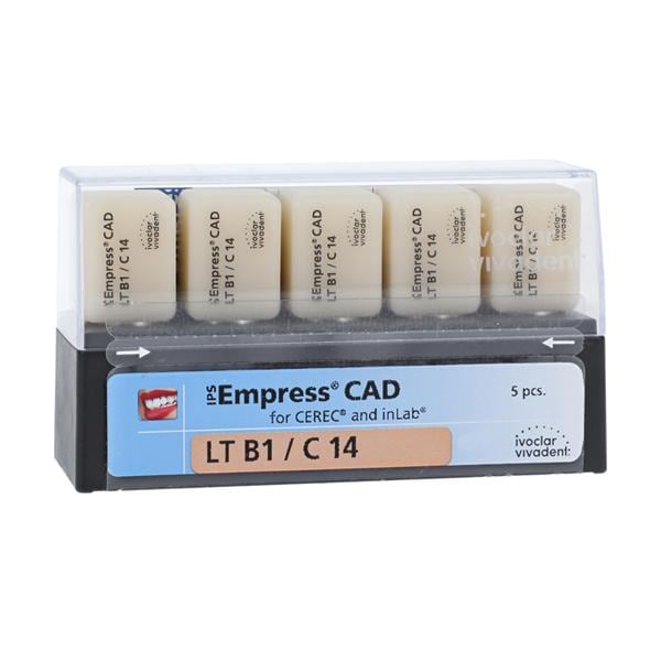 IPS Empress CAD LT Milling Blocks Low Translucency C14 B1 For CEREC 5/Bx