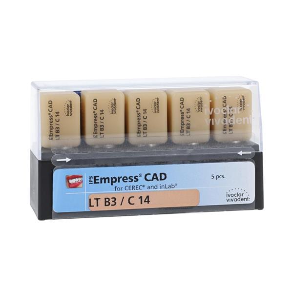 IPS Empress CAD LT Milling Blocks Low Translucency C14 B3 For CEREC 5/Bx