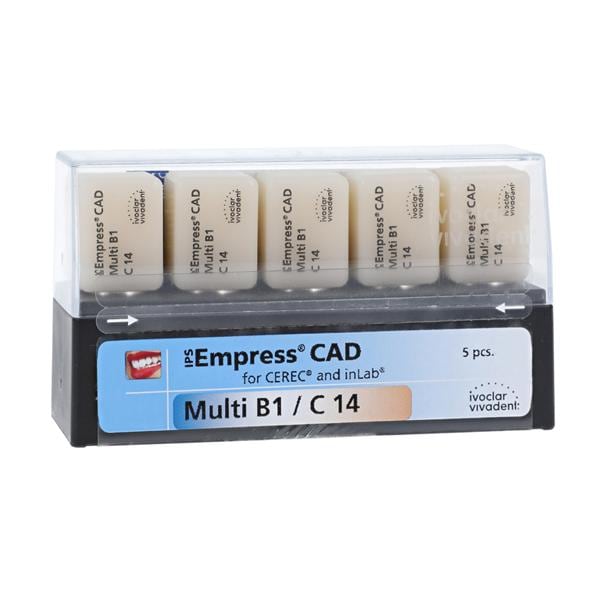 IPS Empress CAD Multi Milling Blocks C14 B1 For CEREC 5/Bx