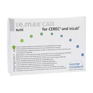 IPS e.max CAD LT Milling Blocks Low Translucency A14 (S) C1 For CEREC 5/Bx