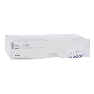 Telio CAD LT Milling Blocks Low Translucency A16 (S) A3 For CEREC 3/Bx