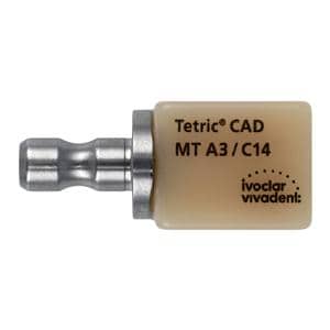 Tetric CAD MT Milling Blocks C14 A3 For CEREC 5/Pk