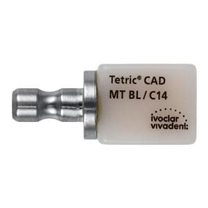 Tetric CAD MT Milling Blocks C14 BL For CEREC 5/Pk