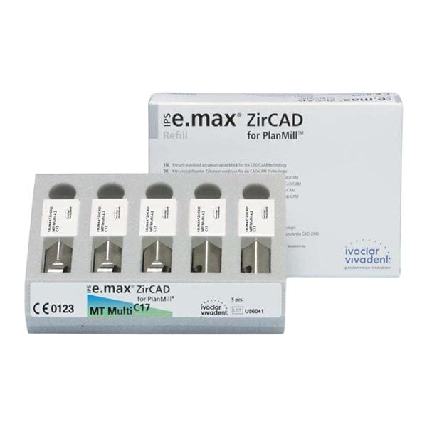 IPS e.max ZirCAD MT Multi C17 BL1 Pour PlanMill 5/boîte