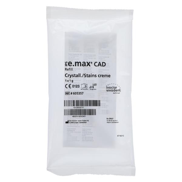 IPS e.max CAD Colorant Crystall Crème Recharge de seringue 1 g/ch.