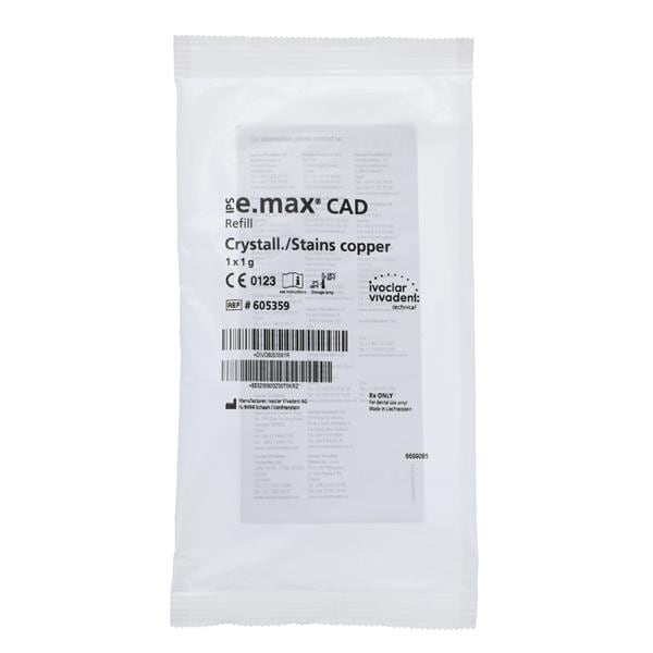 IPS e.max CAD Colorant Crystall Cuivre Recharge de seringue 1 g/ch.