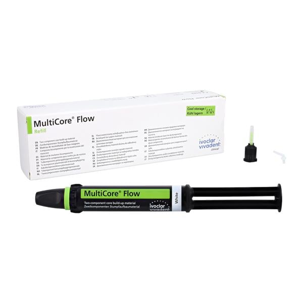 MultiCore Flow Core Buildup White Syringe Refill