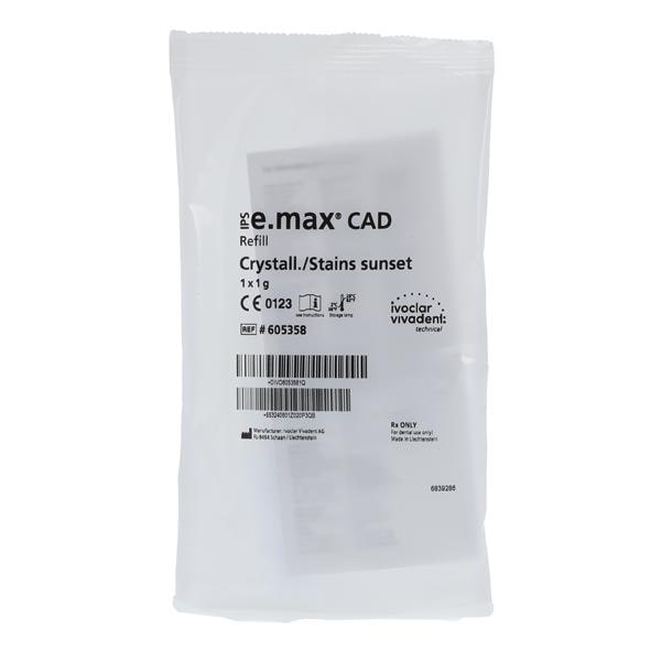 IPS e.max CAD Colorant Crystall Coucher de soleil Recharge de seringue 1 g/ch.