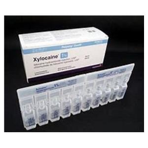 Xylocaine Injection 1% Plain #Astra1318 Ampule 50/Pk