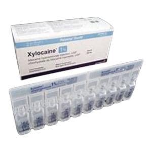 Xylocaine Injection 1% Plain #Astra1318 Ampule 50/Pk