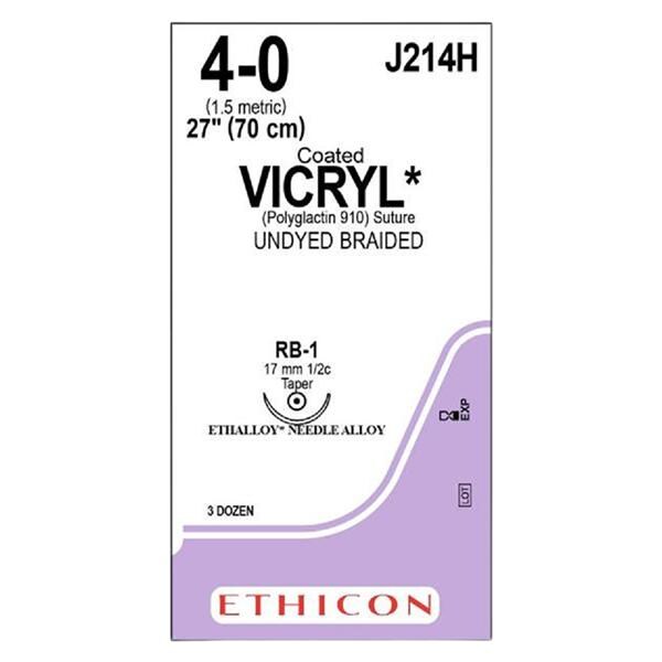 Vicryl RB-1 4-0 non teinte 36/Boîte