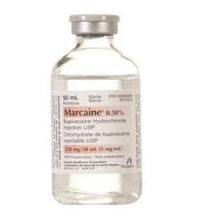 Marcaine Injection 0.5% Preservative Free with Epinephrine SDV 20mL 10/Package