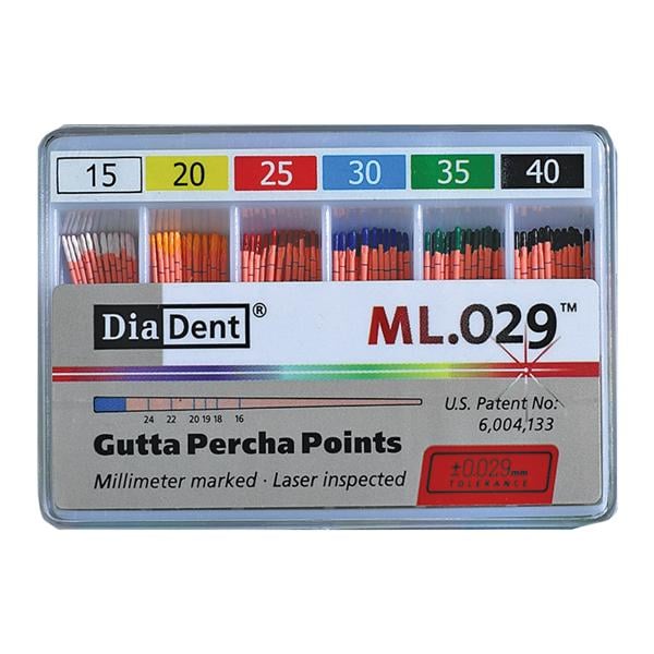 Diadent Gutta Percha Points Size 25 120/Bx