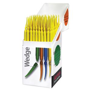 Wedge Wands Coins Anatomique Très petit Jaune Recharge 100/paquet