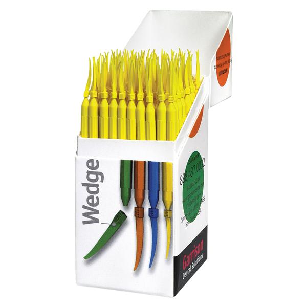 Wedge Wands Coins Anatomique Très petit Jaune Recharge 100/paquet