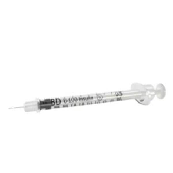 Syringe 0.5cc 30gx5/16" BD Insulin Conventional 100/Bx, 5 BX/CA