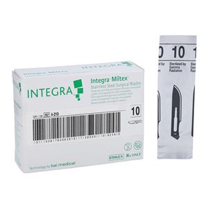 Lame Chirurgical 10 Acier inoxydable Stérile Jetable 100/boîte