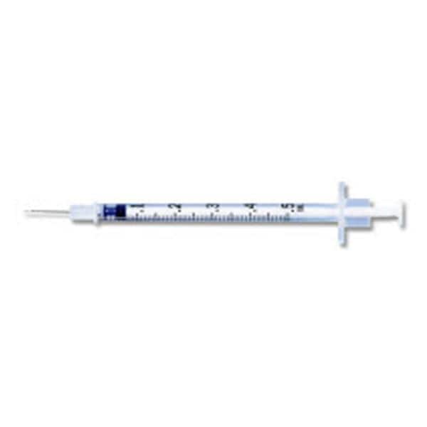 Syringe/Needle TB 0.5cc 27gx1/2" Conventional 100/Bx, 10 BX/CA