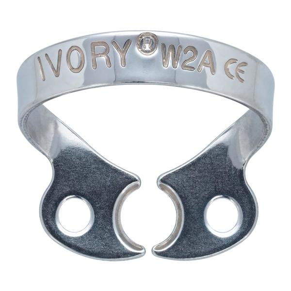 Ivory Rubber Dam Clamp Wingless Size W2A Ea