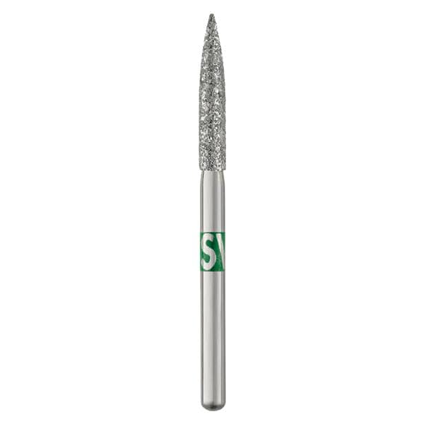 Piranha Fraise diamantée Prise par friction 862L-018C Rugueuse 25/paquet