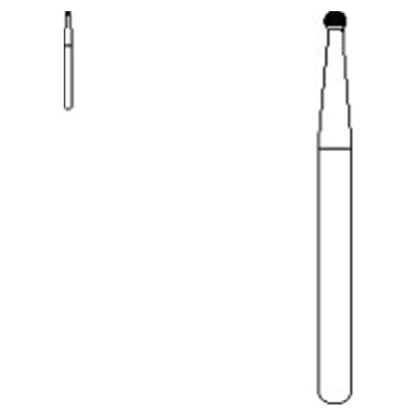 Fraise en carbure Opératoire Prise par friction tige courte 2 10/paquet