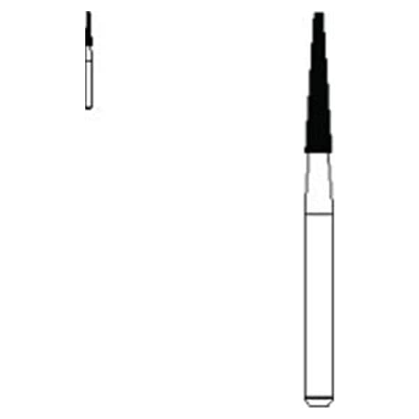 Carbide Bur Safe End Friction Grip 5/Pk